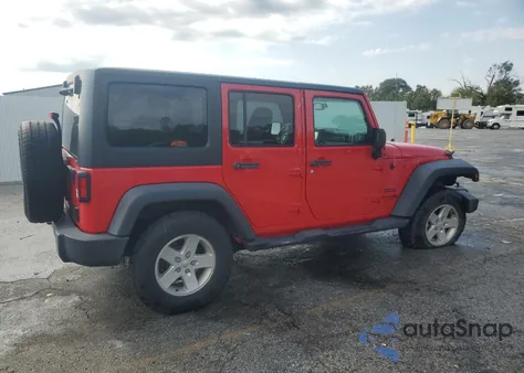 2018 Jeep Wrangler Unlimited Sport из США, поврежденный, VIN 1C4BJWDG3JL829113